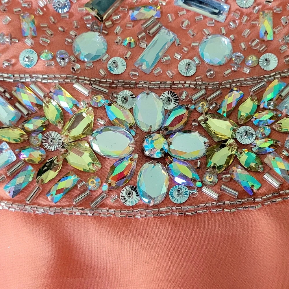 Tony Bowls Le Gala dress - coral size 12 - Picture 4 of 6